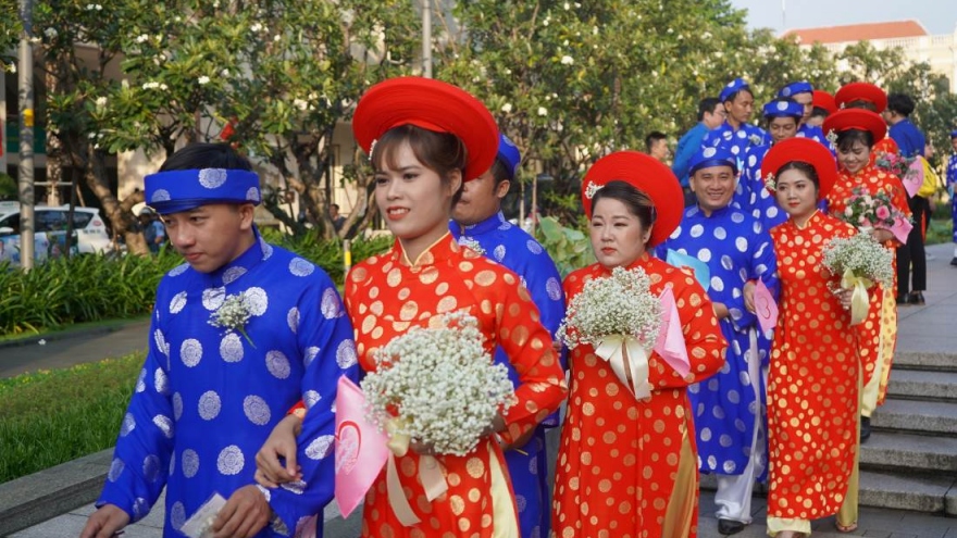 Ho Chi Minh City holds mass wedding for 82 couples on Women’s Day